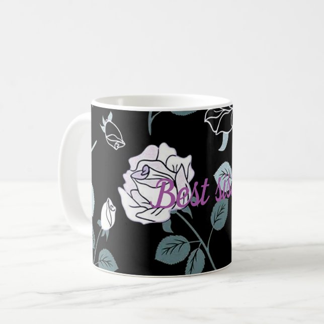 Caneca De Café Melhor irmã (Frente Esquerda)