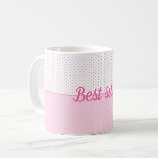 Caneca De Café Melhor irmã (Frente Esquerda)