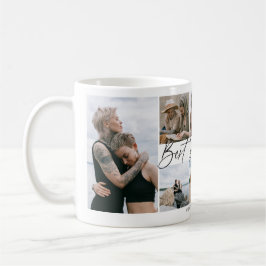 Caneca De Café Melhor Irmã de Todos os Tempos Colagem de Fotos de