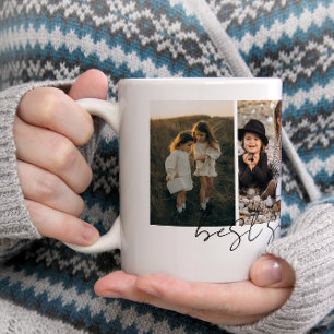 Caneca De Café Melhor Irmã de Todos os Tempos Moderno Script 4 Fo