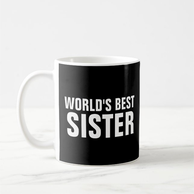 CANECA DE CAFÉ MELHOR IRMÃ DO MUNDO, CAFÉ MUG (Esquerda)