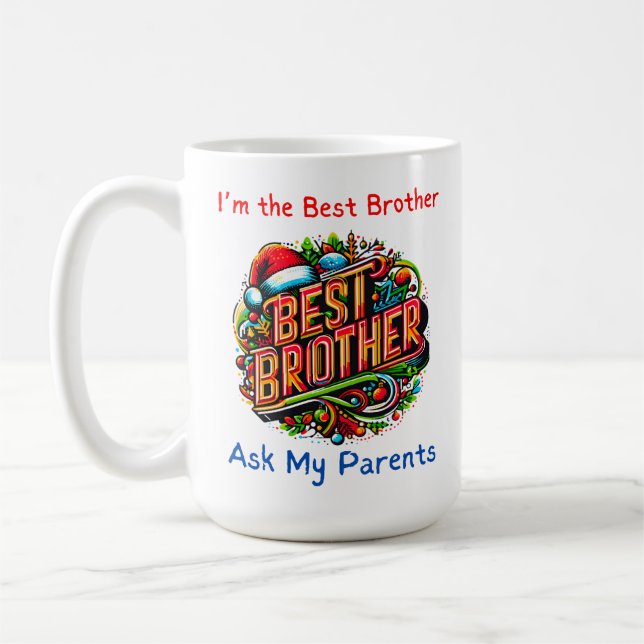 Caneca De Café Melhor irmão de sempre (Esquerda)