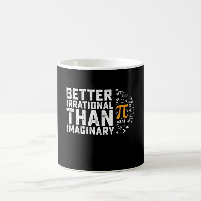 Caneca De Café Melhor Irracional do que Matemática Imaginária do  (Centro)