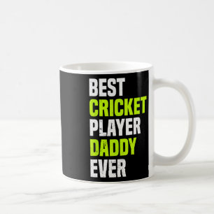 Caneca De Café Melhor jogador de críquete Papai já teve - Críquet