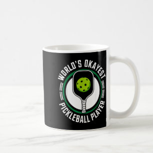 Caneca De Café Melhor jogador de pickleball do mundo engraçado pi