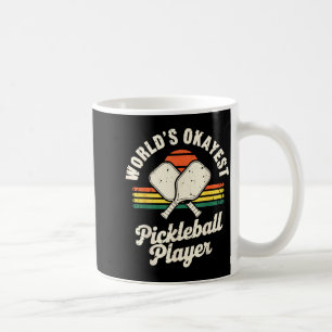 Caneca De Café Melhor jogador de pickleball do mundo engraçado pi