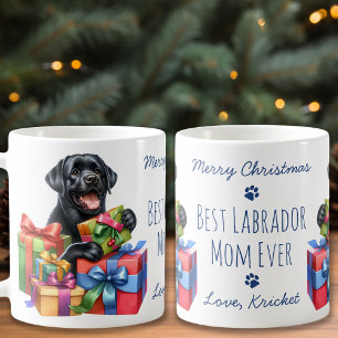 Caneca De Café Melhor Labrador Mãe Nunca Feliz Laboratório Pret