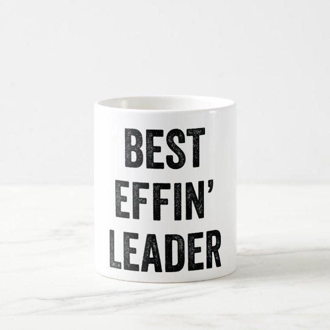 Caneca De Café Melhor Líder Effin (Centro)