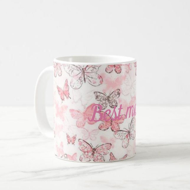 Caneca De Café Melhor mãe (Frente Esquerda)