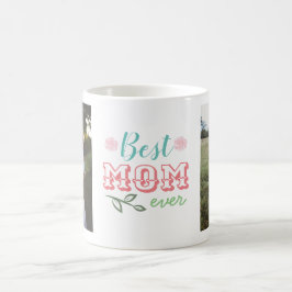 Caneca De Café Melhor Mãe Alguma Vez Foto Collage Mug