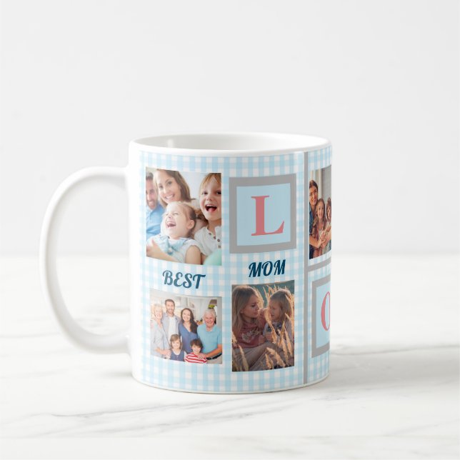 Caneca De Café Melhor Mãe AMA Café Personalizado  (Esquerda)