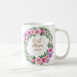 Caneca De Café Melhor Mãe, Bela Floral