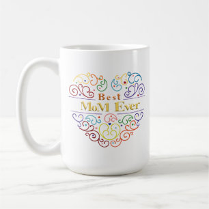 Caneca De Café Melhor Mãe Cores Cores T-Shirt Coffee Mug
