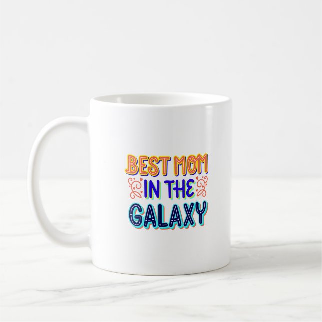Caneca De Café melhor mãe da galáxia (Esquerda)