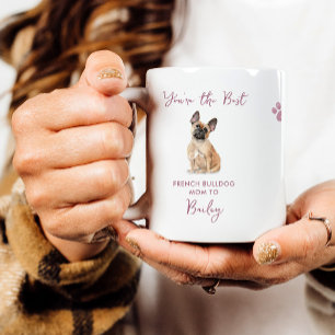 Caneca De Café Melhor Mãe de Bulldog Francês Foto e Ilustração
