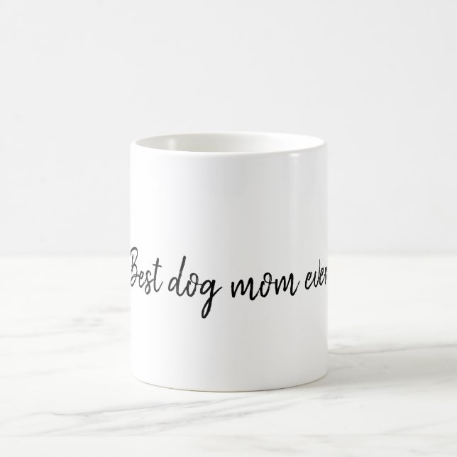 Caneca De Café Melhor Mãe de Cachorro (Centro)