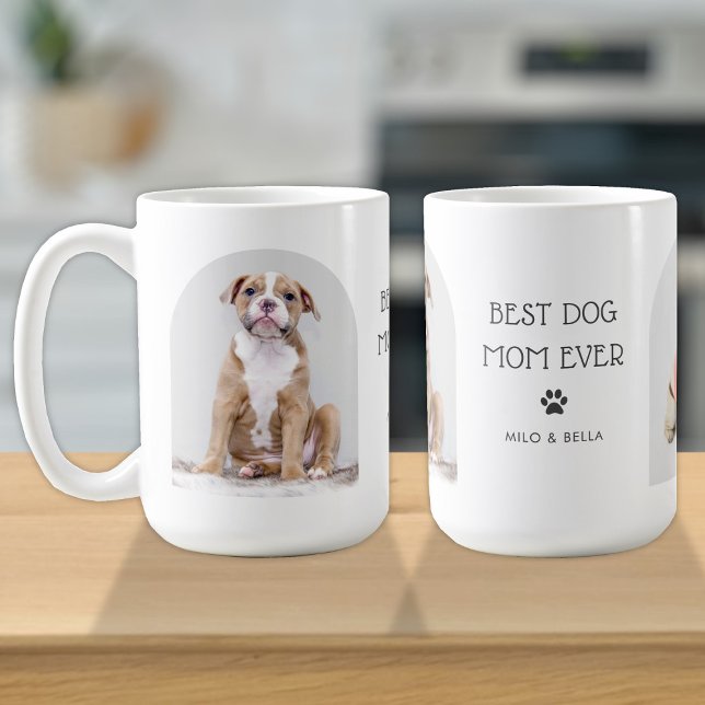 Caneca De Café Melhor Mãe de Cachorro Alguma Vez 2 Arch Fotográfi (Criador carregado)
