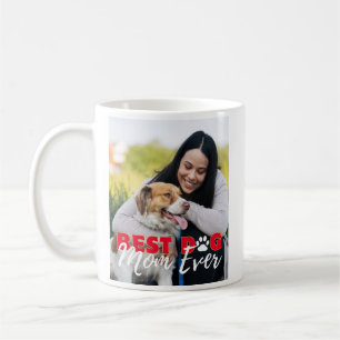 Caneca De Café Melhor Mãe De Cachorro Alguma Vez Foto Personaliza