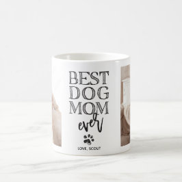 Caneca De Café Melhor Mãe de Cachorro com Foto Personalizada Mode