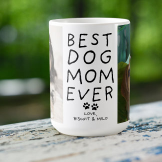 Caneca De Café Melhor Mãe De Cachorro Do Cachorro Personalizada E