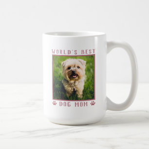 Caneca De Café Melhor Mãe de Cachorro do Mundo Foto de Cachorro R