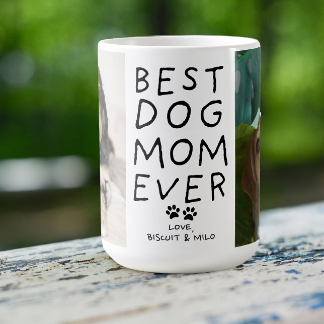 Caneca De Café Melhor Mãe de Cachorro do Mundo Pelo Cachorro Duas (Criador carregado)