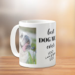 Caneca De Café Melhor Mãe de Cachorros Personalizada<br><div class="desc">Celebre a melhor mãe de cachorro de todos os tempos no Dia de as mães,  Natal ou aniversário dela com esta caneca personalizada. Você pode facilmente adicionar duas fotos de seu(s) cachorro(s) e adicionar nome(s) e o ano.</div>