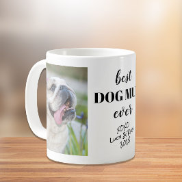 Caneca De Café Melhor Mãe de Cachorros Personalizada