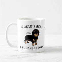 Melhor Mãe de Dachshund do Mundo Nome de Cachorro