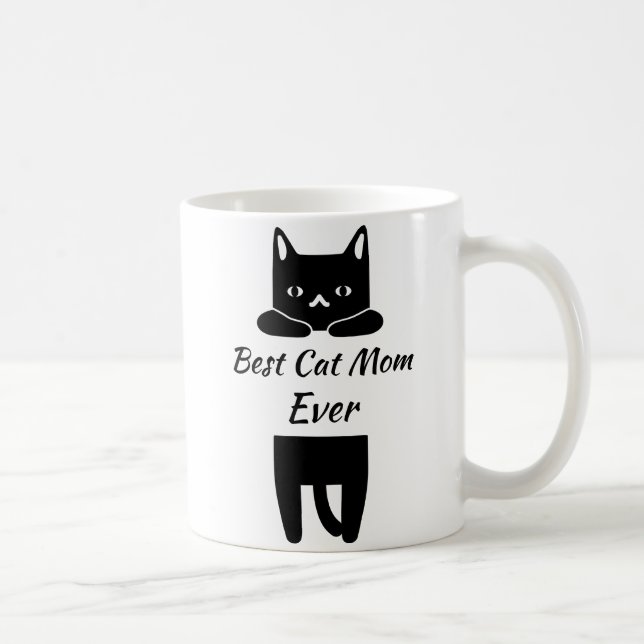 Caneca De Café Melhor Mãe De Gato (Direita)