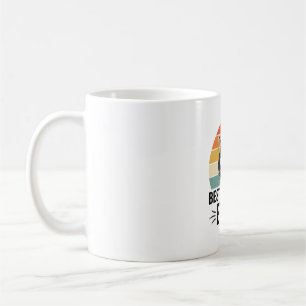 Caneca De Café Melhor Mãe de Gato de Todos os Tempos Design Retro