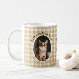 Caneca De Café Melhor Mãe de Gato de Todos os Tempos Personalizad