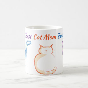 Caneca De Café Melhor Mãe De Gato Nunca