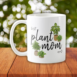 Caneca De Café Melhor Mãe de Planta de Sempre CasaPlanta