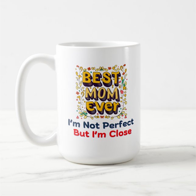 Caneca De Café Melhor mãe de sempre (Esquerda)