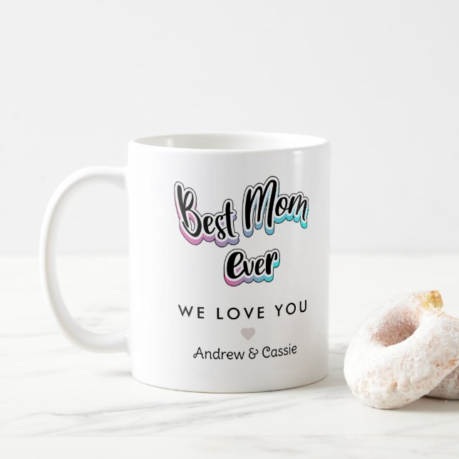 Caneca De Café Melhor mãe de sempre (Com Donut)
