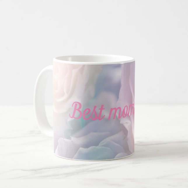 Caneca De Café Melhor mãe de sempre (Frente Esquerda)