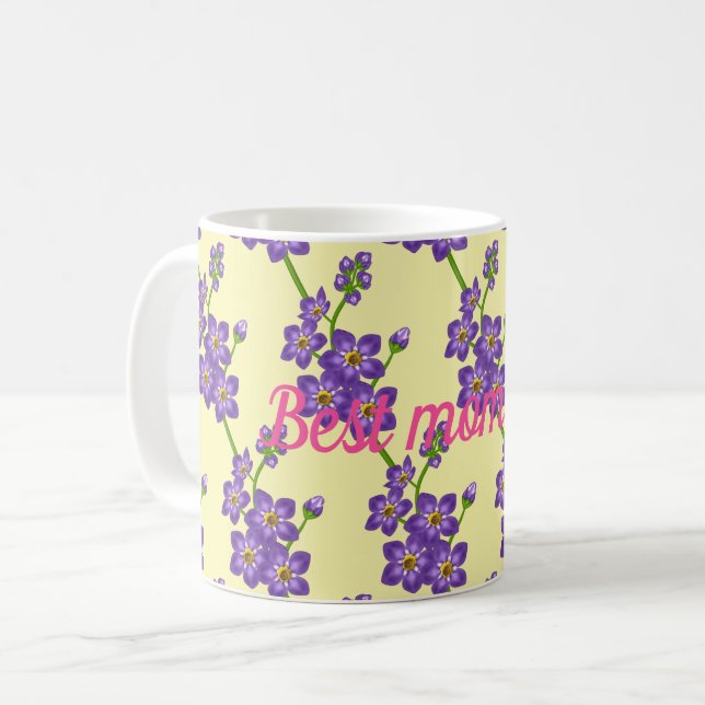 Caneca De Café Melhor mãe de sempre (Frente Esquerda)