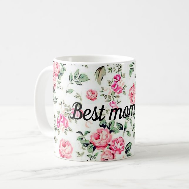 Caneca De Café Melhor mãe de sempre (Frente Esquerda)