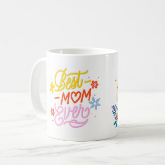 Caneca De Café 🌈 melhor mãe de sempre - Cartoon colorido Hug Mug