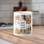 Caneca De Café Melhor Mãe de sempre - Colagem de fotos do Dia de<br><div class="desc">Comemore sua mãe com a caneca de café com colagem de fotos do Dia de as mães "Melhor Mãe do Nunca". Esta caneca personalizada apresenta uma bela colagem organizada de fotos queridas, capturando momentos e memórias especiais. A mensagem sincera "Melhor Mãe Nunca" acrescenta um toque amoroso. Feito de cerâmica de...</div>