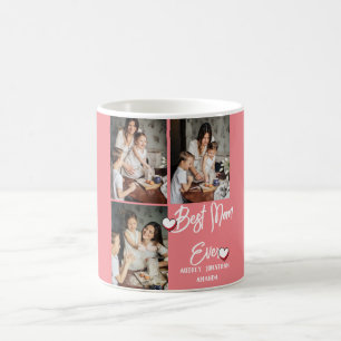 Caneca De Café melhor mãe de sempre, dia de as mães, três colagen