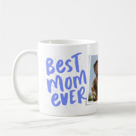 Caneca De Café Melhor mãe de sempre moderno pervinca foto Dia das