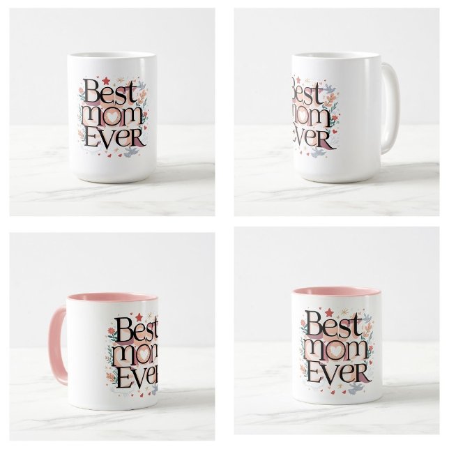 Caneca De Café Melhor Mãe de Todas (best mom ever mugs)