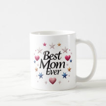 Melhor Mãe de Todas – Estrelas Coloridas e Coraçõe