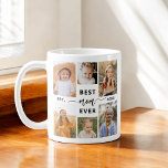 Caneca De Café Melhor Mãe de Todos - Colagem de Fotos do Dia de a<br><div class="desc">Celebre sua mãe com o Dia de as mães "Melhor Mãe Nunca". Esta caneca personalizada apresenta uma bela colagem organizada de fotos queridas, capturando momentos e memórias especiais. A mensagem sincera "Melhor Mãe Nunca" acrescenta um toque amoroso. Feito de cerâmica de alta qualidade, é seguro para micro-ondas e lavadoras de...</div>