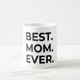 Caneca De Café Melhor Mãe de Todos os Tempos, Amo Você Mãe, Prese