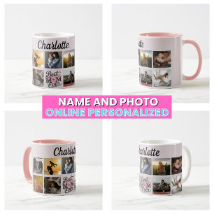 Caneca De Café Melhor Mãe de Todos os Tempos em Letra Floral