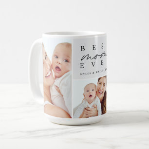 Caneca De Café Melhor Mãe de Todos os Tempos Moderno Script 3 Fot