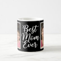 Melhor Mãe de Todos os Tempos Preto Branco Script 